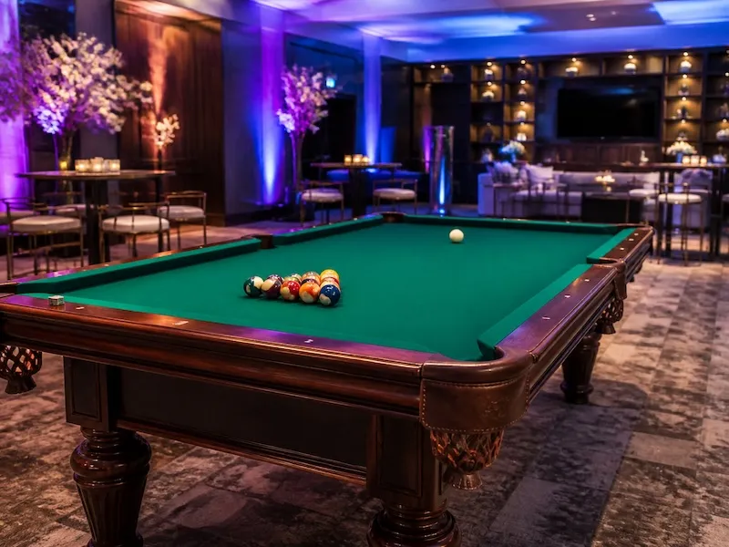 Mesa de billar profesional para eventos